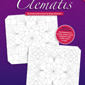 Clematis Pattern by Angela Attwood