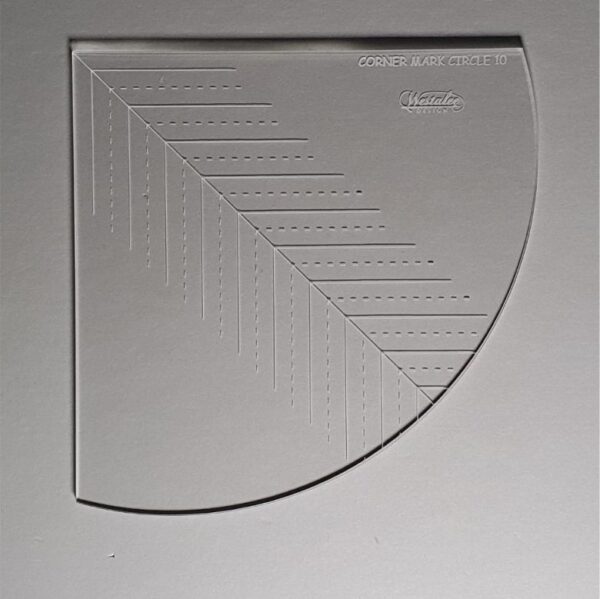 Westalee Design Corner Mark Circles Template Set 1- 2 Piece Set - Image 4