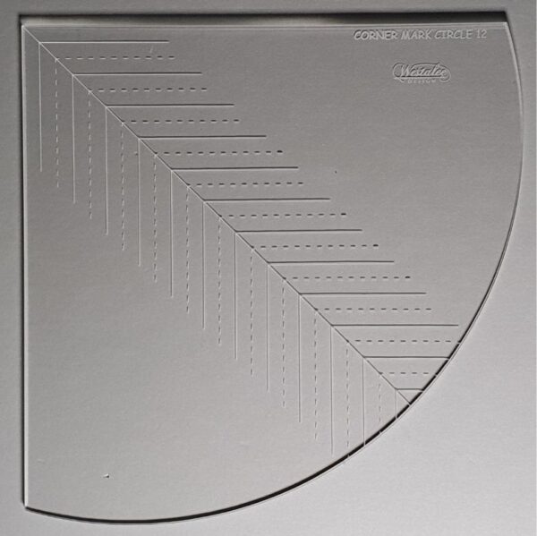 Westalee Design Corner Mark Circles Template Set 1- 2 Piece Set - Image 3