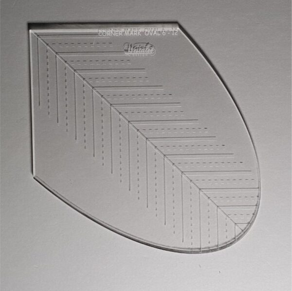 Westalee Design Corner Mark Oval Template Set 1 - Image 3