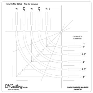 DM Quilting - Basic Corner Marker Tool