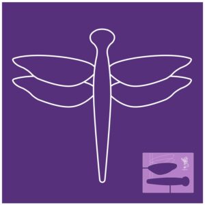 Designs to Di For Butterflies & Botanicals Dragonfly Template
