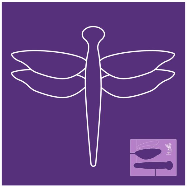 Designs to Di For Butterflies & Botanicals Dragonfly Template