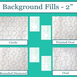 SEW BIZ - BACKGROUND FILLS, 2" DESIGNS