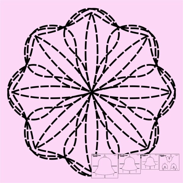 DM Quilting - Bell Templates