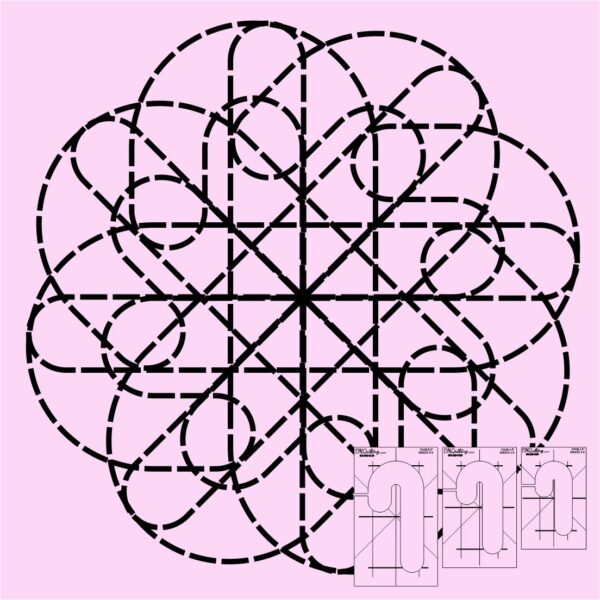 DM Quilting - Cane Templates