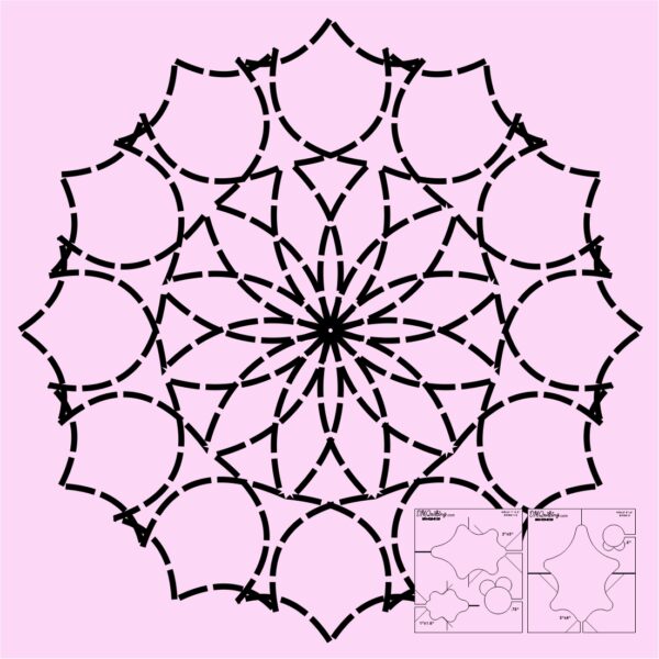 DM Quilting - Holly Leaf Templates