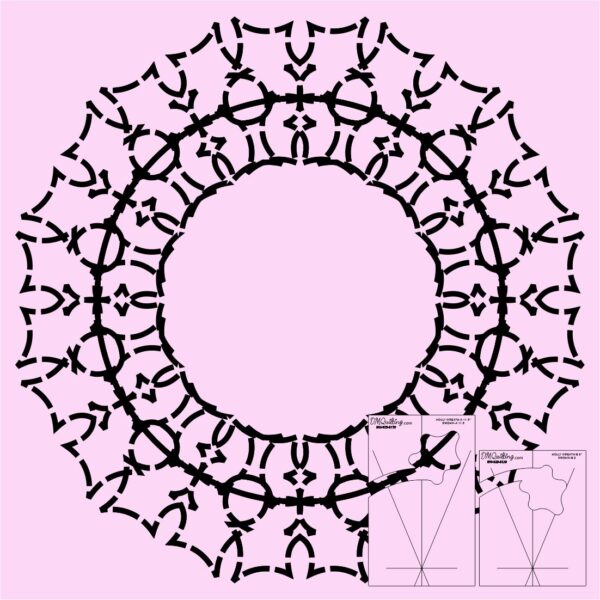 DM Quilting - Holly Wreath Templates