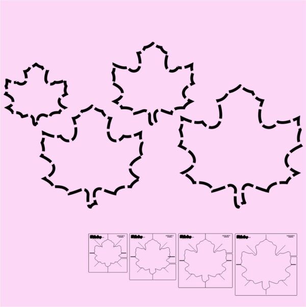 DM Quilting - Maple Leaf Templates