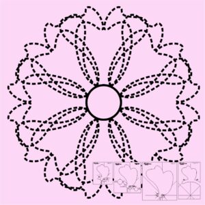 DM Quilting - Ribbons & Bows & Wreath Templates