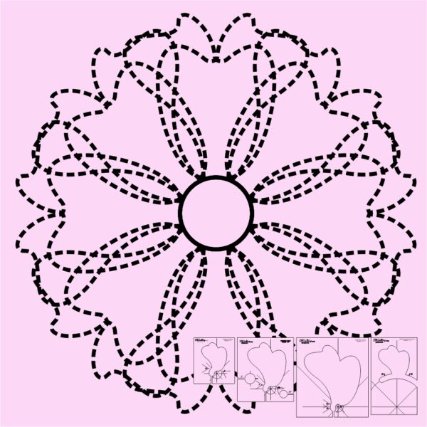 DM Quilting - Ribbons & Bows & Wreath Templates