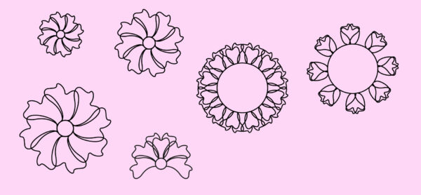 DM Quilting - Ribbons & Bows & Wreath Templates - Image 2