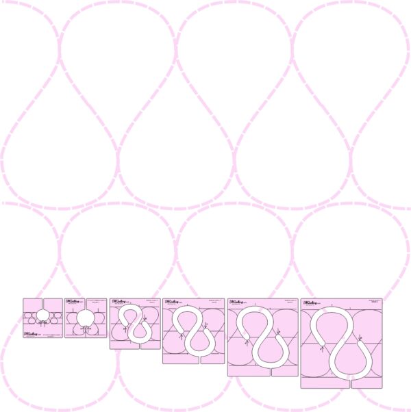 DM Quilting - Ribbon Candy