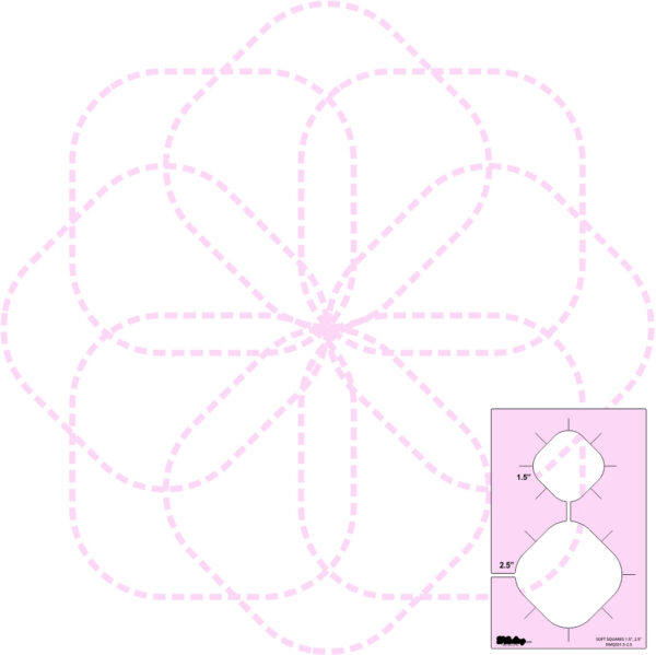 DM Quilting - Soft Square Templates - Image 2