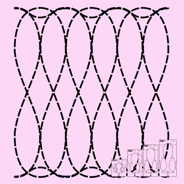 DM Quilting Skinny Ribbon Candy Templates