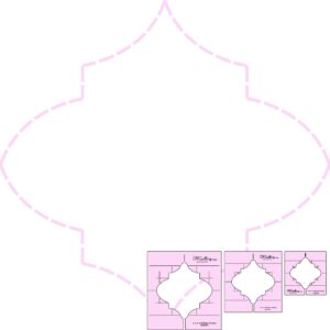DM Quilting - Stepping Stones Template