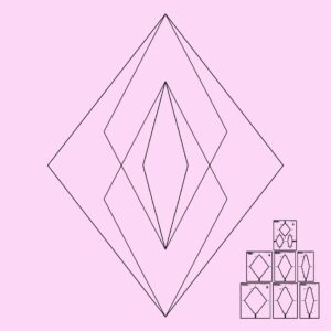 DM Quilting - Triad Diamond Templates