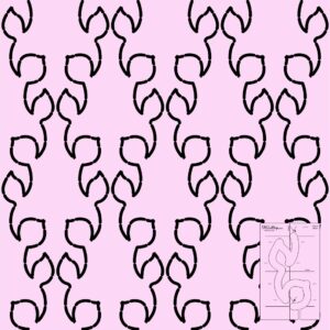 DM Quilting - Vine 1 Template