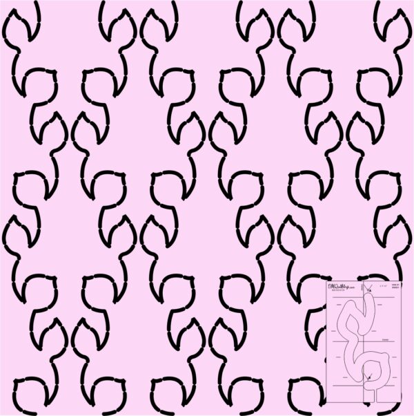 DM Quilting - Vine 1 Template