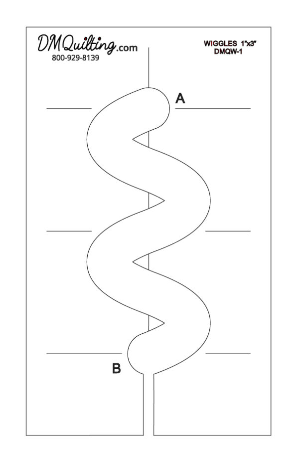 DM Quilting - Wiggle Templates - Image 3