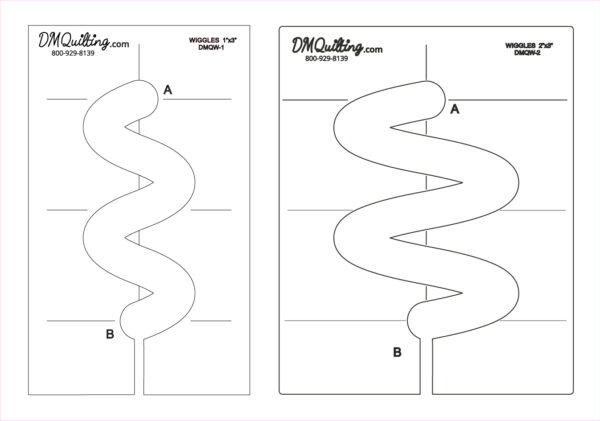 DM Quilting - Wiggle Templates - Image 4