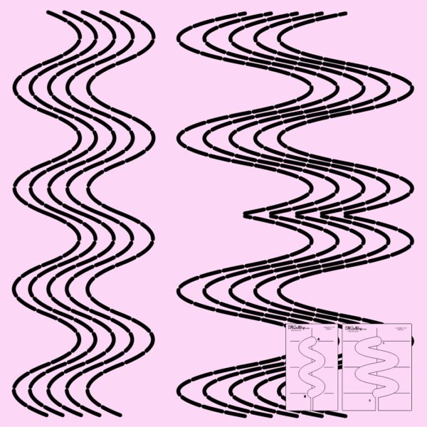 DM Quilting - Wiggle Templates