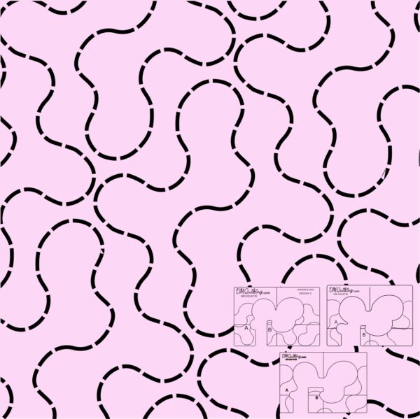 DM Quilting - Winding Way Templates