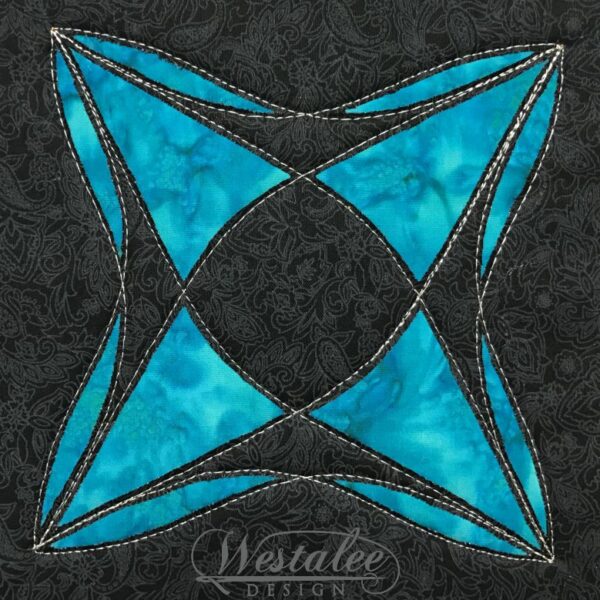 Westalee Design Flying Bell Curve Triangle Templates - London Collection - Image 8