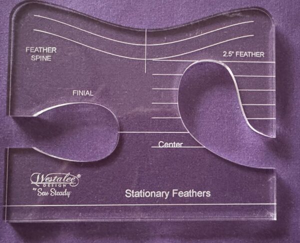 Westalee Design 2.5" Everything Feathers Template - Image 3