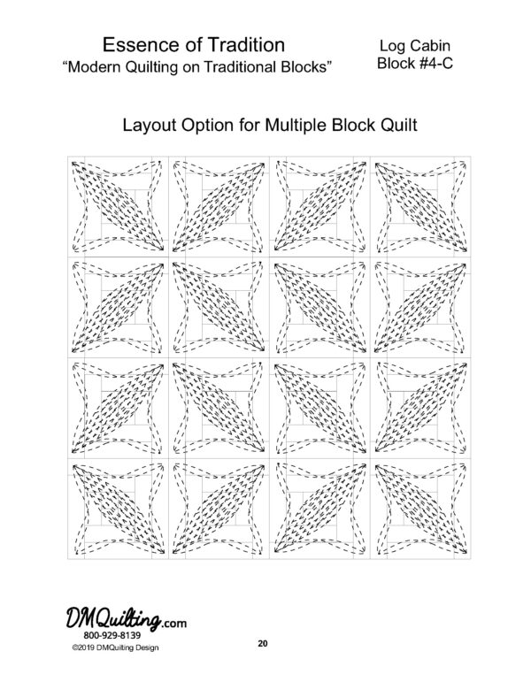 Log Cabin Quilt Ruler Work Designs Pattern - by Donna McCauley - Image 4
