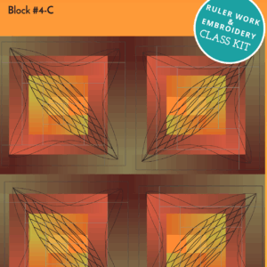 Log Cabin 4C Quilt Kit