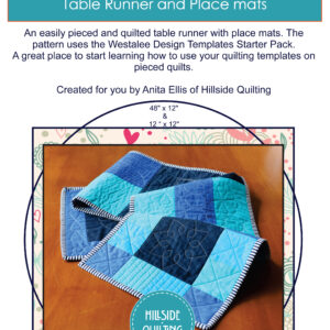 TABLE RUNNER AND PLACEMATS BY ANITA ELLIS