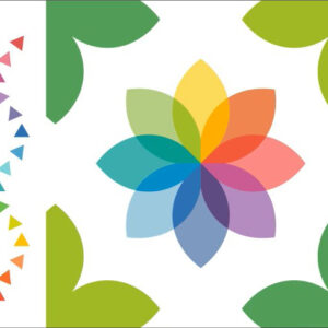 SARIDITTY Quilt Keeper / Lotus Fabric Panel