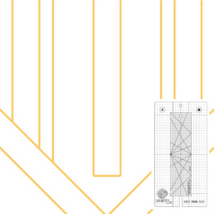 SARIDITTY 2pc Linear Channel Ruler Set