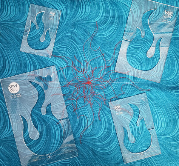 Fire 4pc Template Set by Sew For Less - Image 5