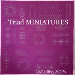 DMQuilting Triad Miniatures 3pc Template Set