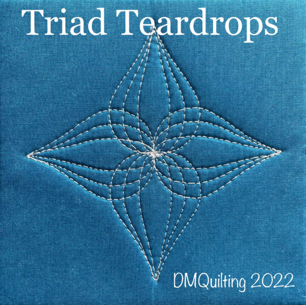 DM Quilting - Triad Teardrop Templates - Image 6