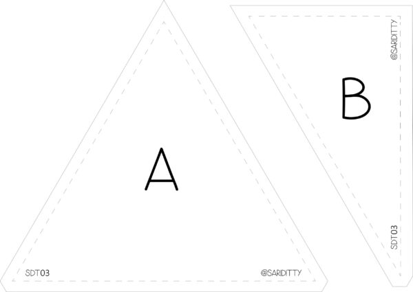 SARIDITTY 2pc Tutti Frutti Cutting Template Set - Image 2