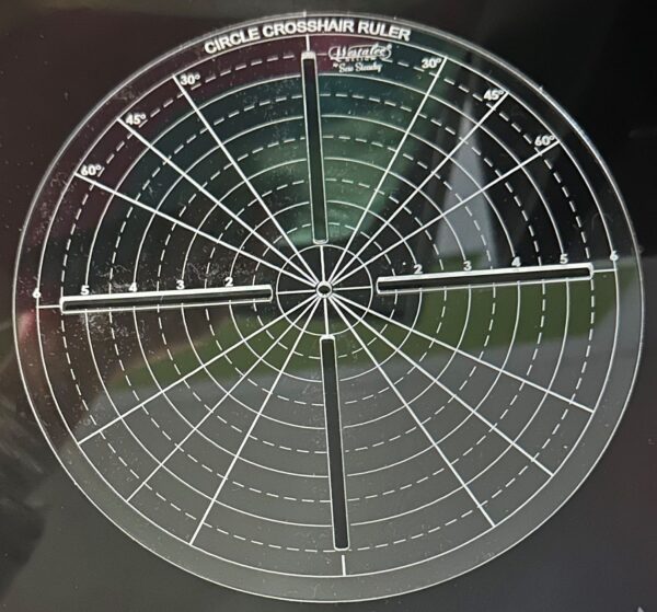 Westalee Design Circle Crosshair Ruler
