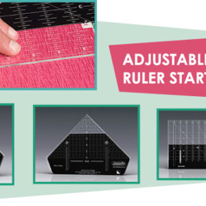 Westalee Design Adjustable Locking Ruler 3pc Starter Set