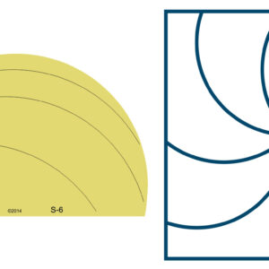Westalee Design 6" Spiral Template
