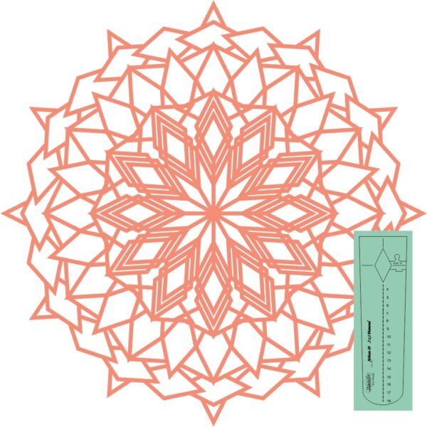 Westalee Design Artisan Curve Templates- Diamonds