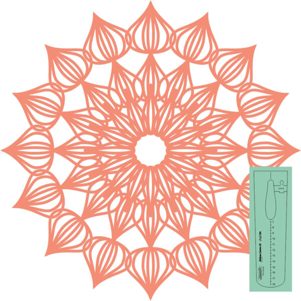Westalee Design Artisan Curve Templates- Iris