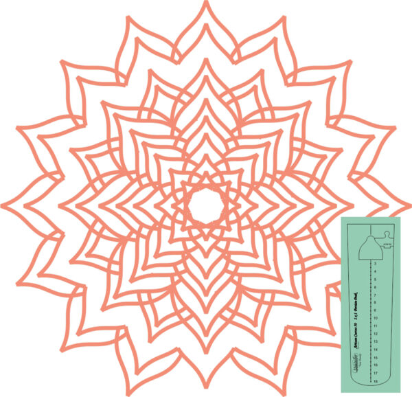 Westalee Design Artisan Curve Templates- Persian Peak