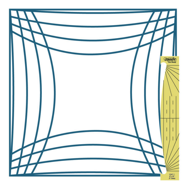 Westalee Design Curved Cross Hatch
