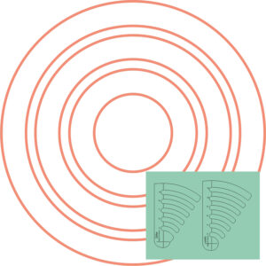 Westalee Design Circles On Quilts Template Set 1 - (2" - 12")