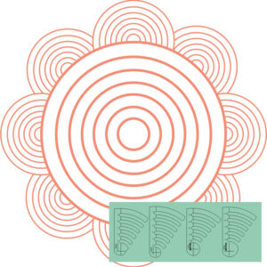 Westalee Design Circles On Quilts Template Set 3 - (2"-12")