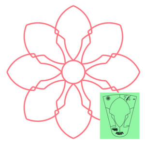 Westalee Design Circles On Quilts Spinning Wheel #15 Template