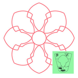 Westalee Design Circles On Quilts Spinning Wheel #16 Template