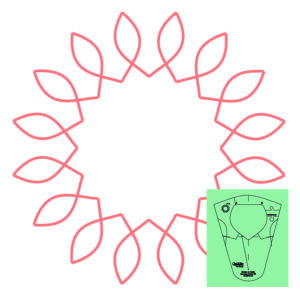 Westalee Design Circles On Quilts Spinning Wheel #25 Template